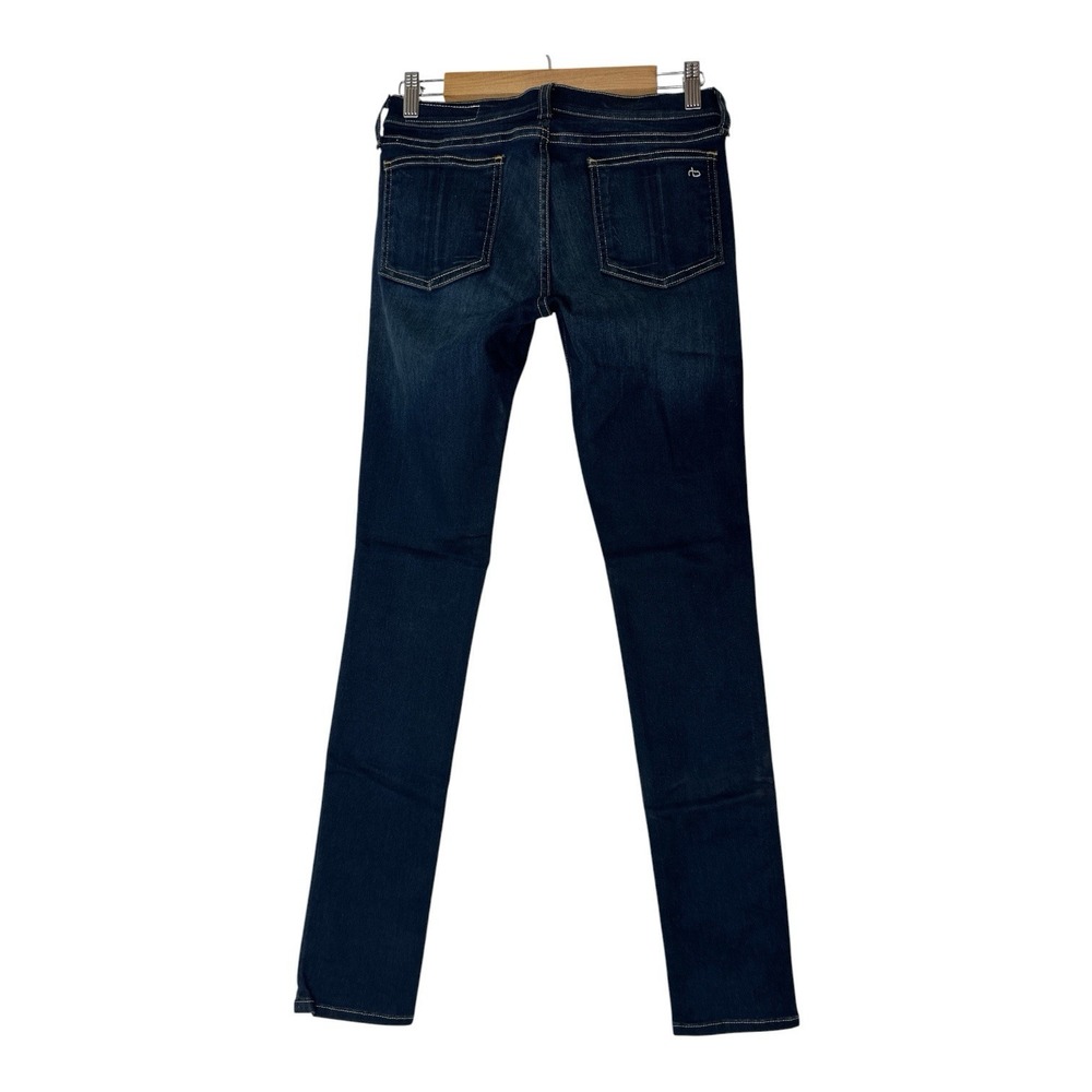 New Rag & Bone Jeans Womens 28 Blue Skinny Dark Wash Stretch Bedford